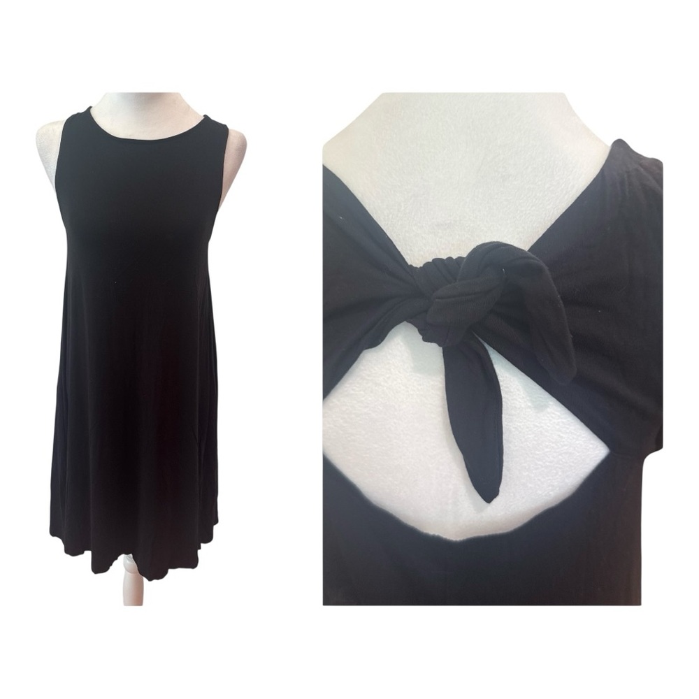 Old Navy Black Backless Dress